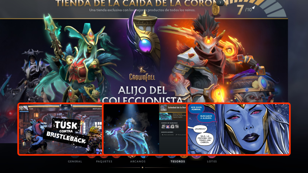 Caída de la corona acto III dota2